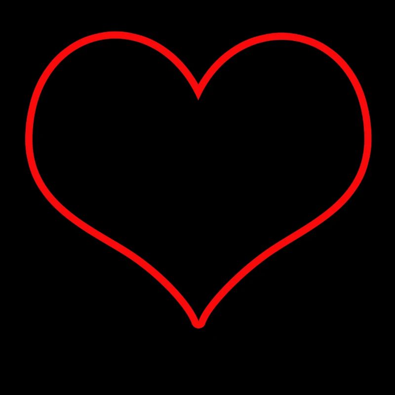 transparent red heart