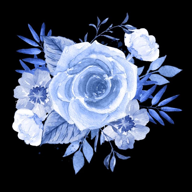 Blaue Rose