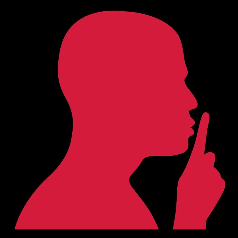 A man whispering