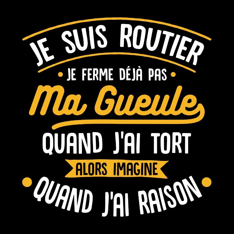 Routier j'ai raison cool