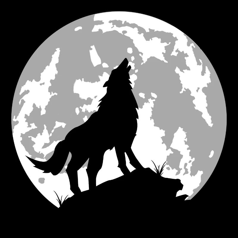 wolf full moon