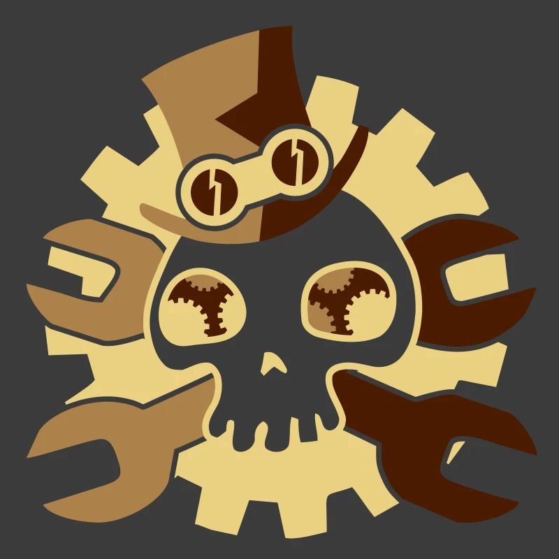 Steampunk-Skull