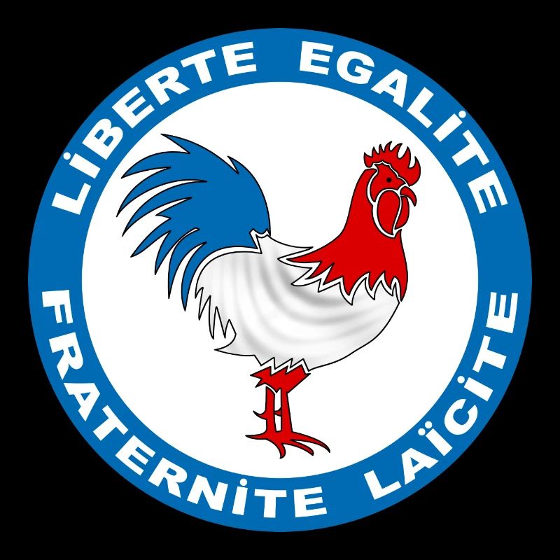 Frankreich Hahn Symbol