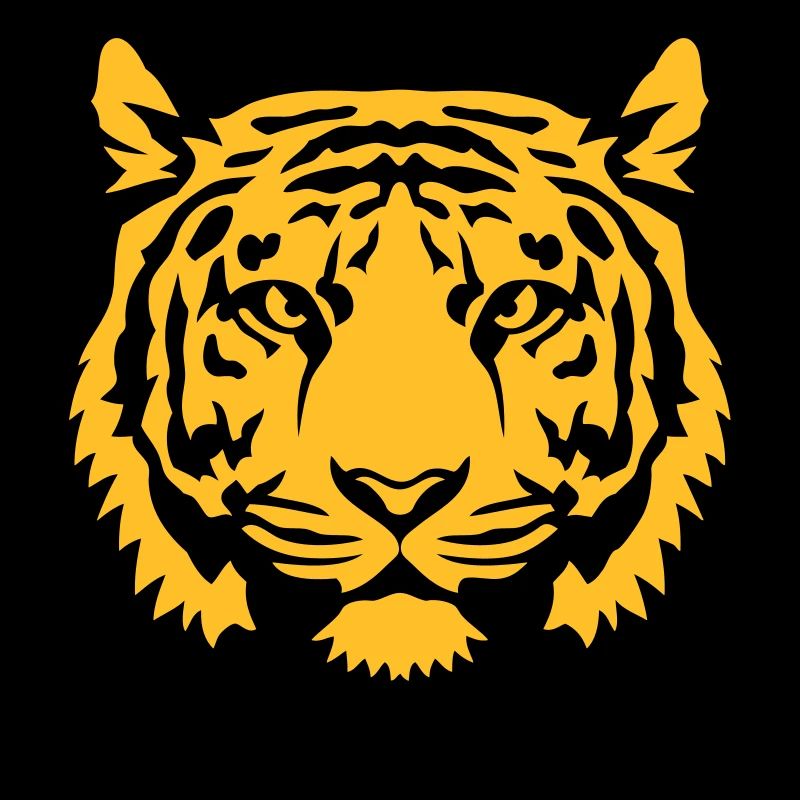 tiger cartoon tiger face 26