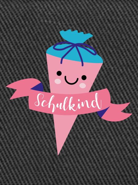 Schultüte in rosa
