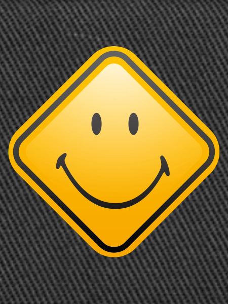 Smiley Shield happy