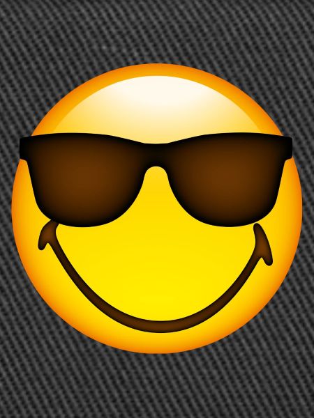 Smiley Glossy Sunglasses