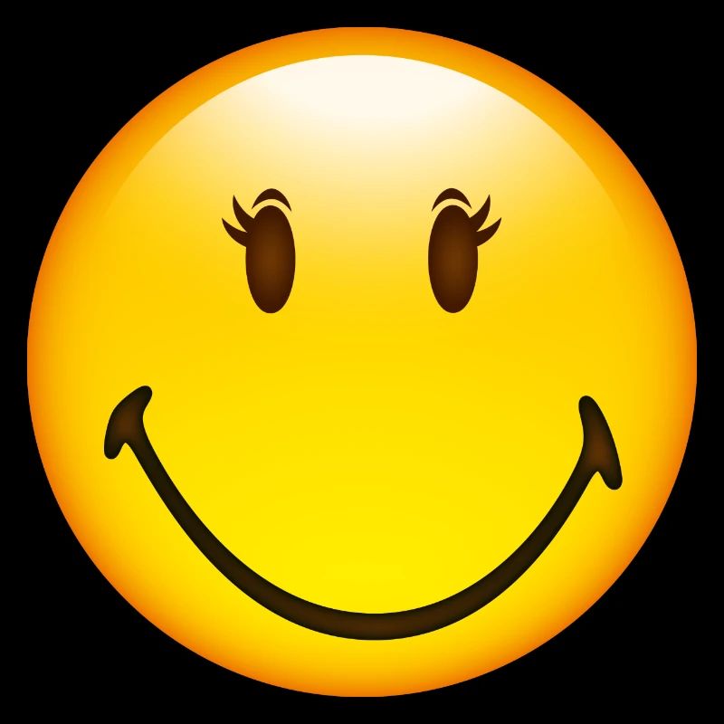 Smiley Glossy Happy Eyelashes