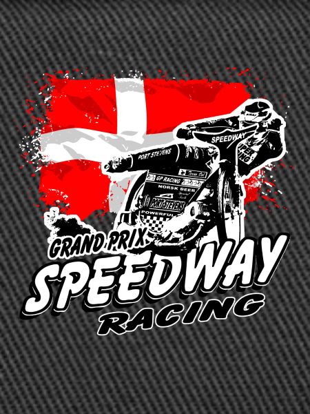 Speedway - Denmark Flag
