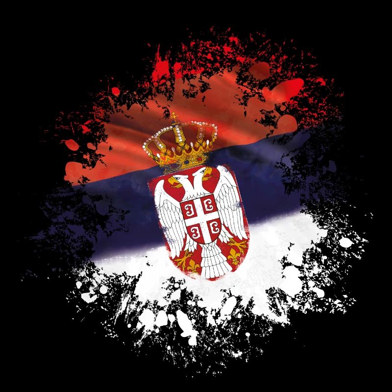 serbia flag design