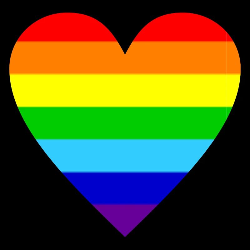 Herz Regenbogen Farben bunt