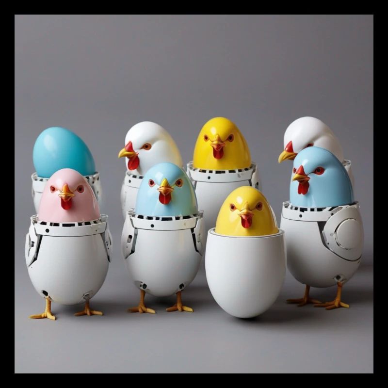 Oeuf Robot Poussin