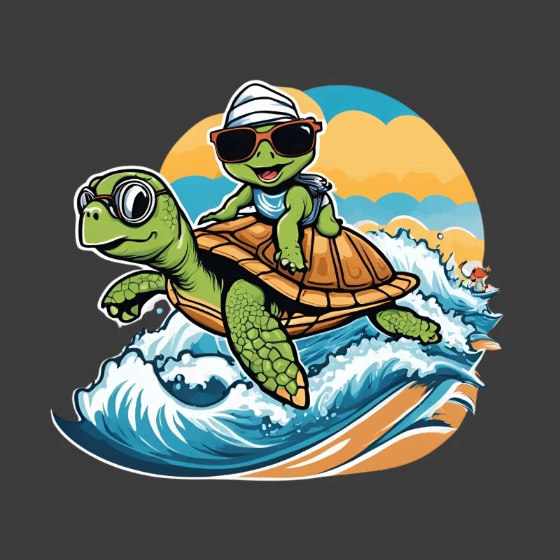 Surfer Turtle