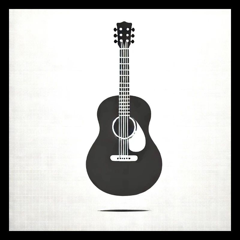 La beauté simple de la guitare acoustique