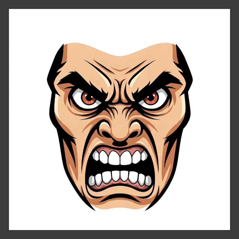 Die Essenz des Zorns: Eine explosive Grafik