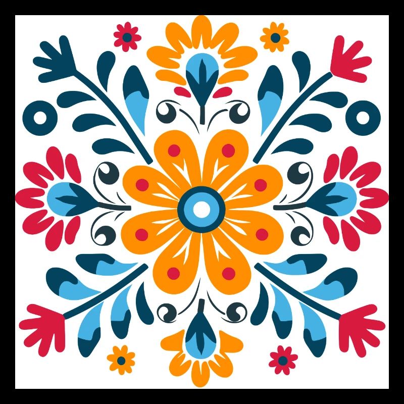 Elegant Floral Art Print - Modern Design