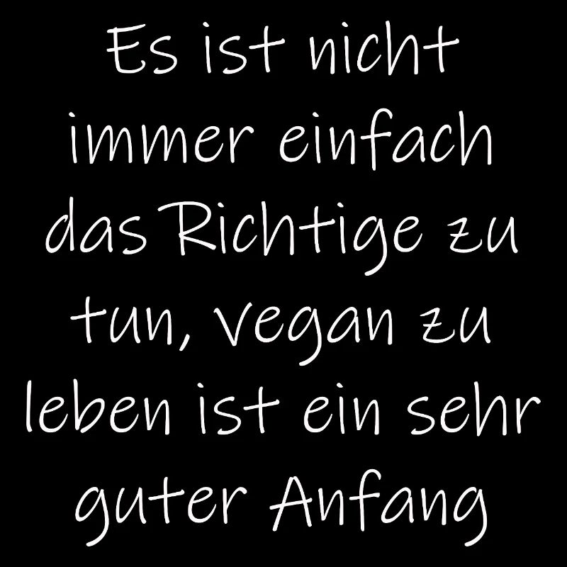 veganer Spruch