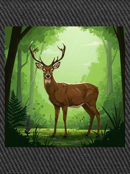 Hirsch - Naturschutz - Wald