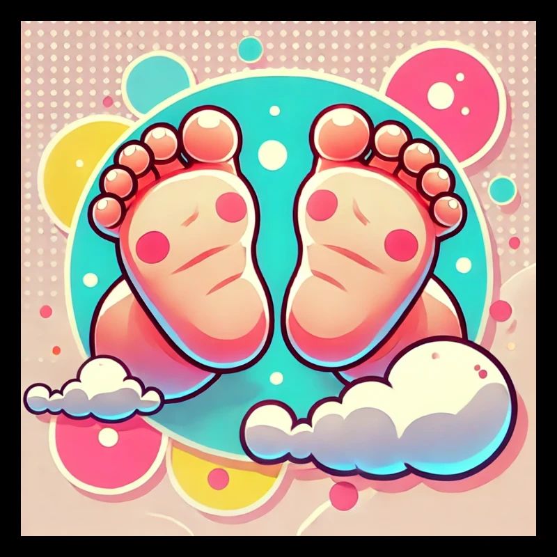 Des pieds de bébé magiques – le début de quelque chose de grand
