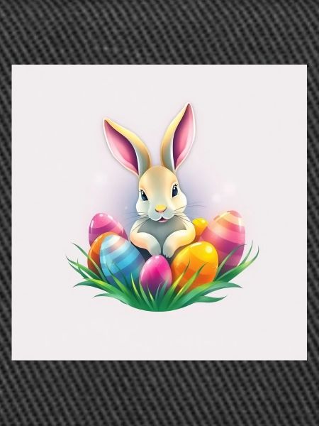 Osterfreude mit Hase