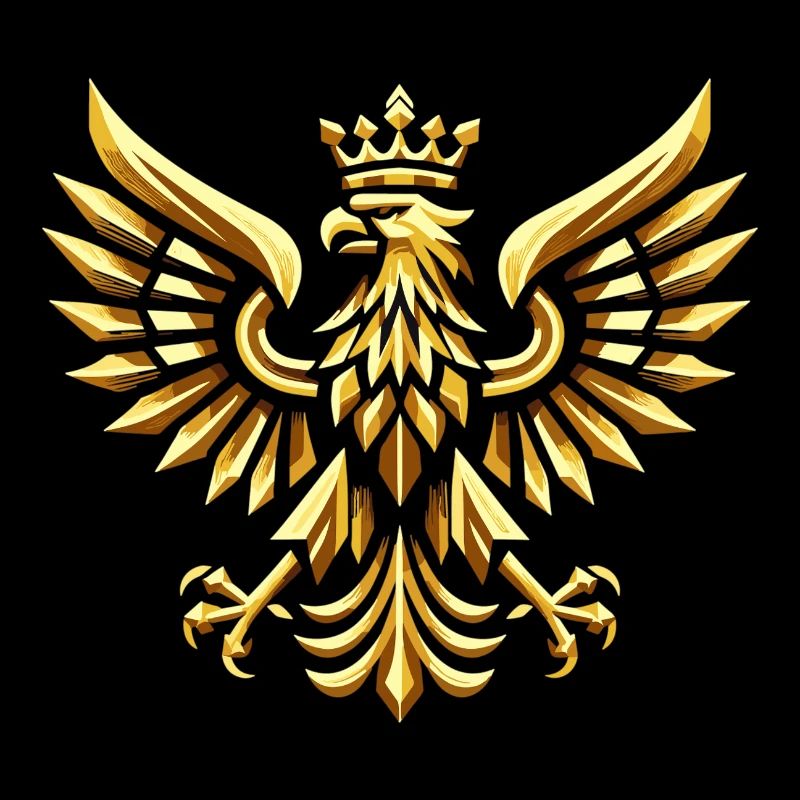 Poland Polska Eagle Gold Epic Flag Gift