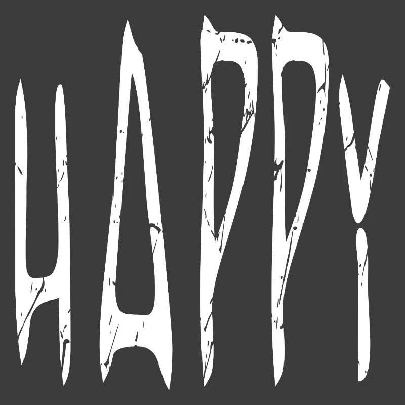 Joy Rough Typographic Pattern