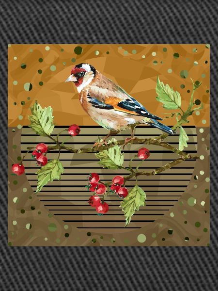 Bunter Vogel
