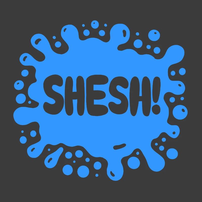 SCHEISSE! Blue Splat - Gen Alpha Phrase