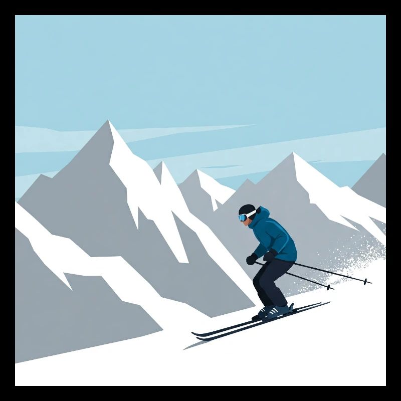 La fascination du ski dans les Alpes