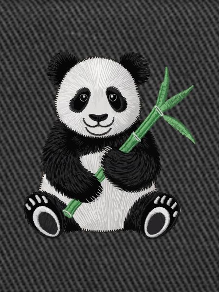Embroidered Panda