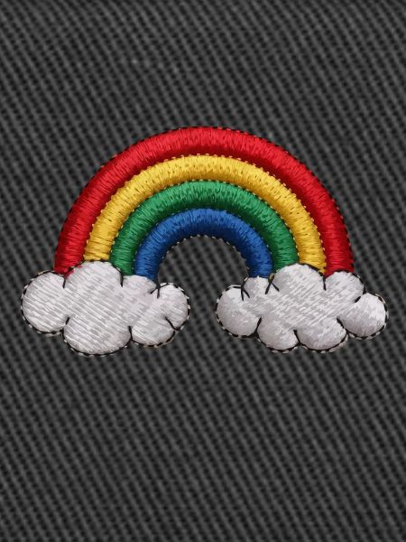 Rainbow Embroidered