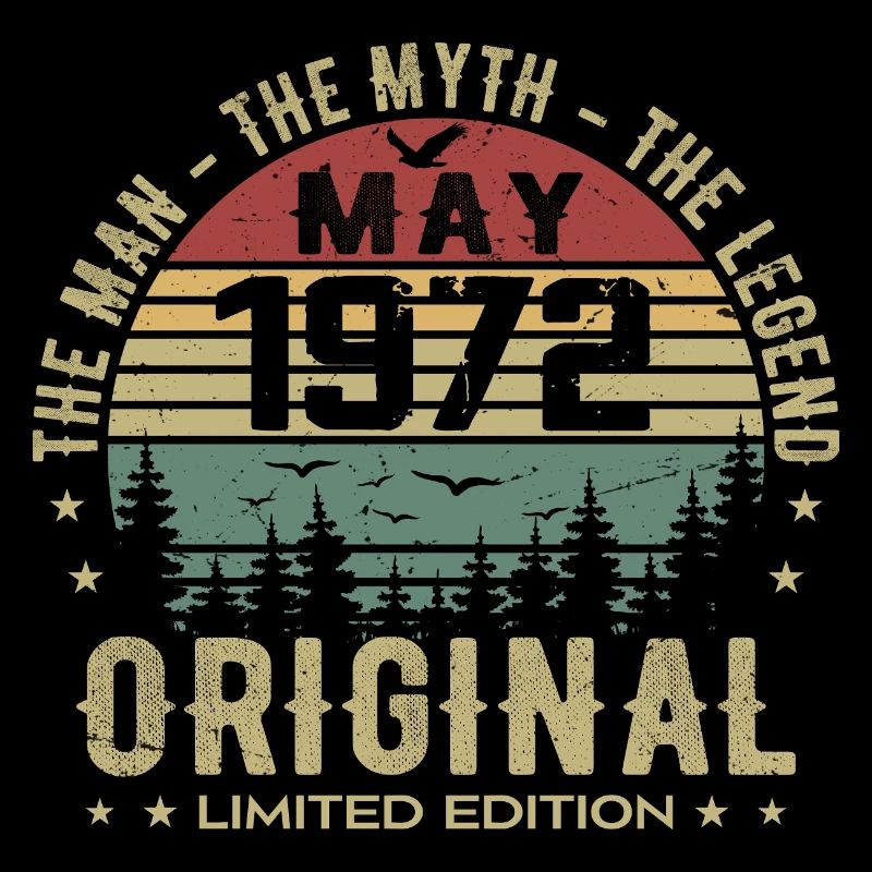 May 1972 53rd Anniversary Gift May 1972 May 1972