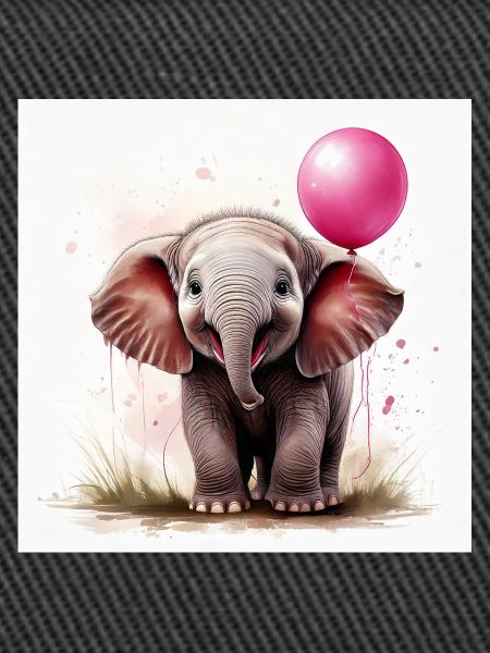 Elefant mit Luftballon