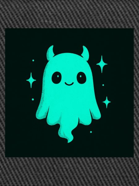 cute cyan ghost