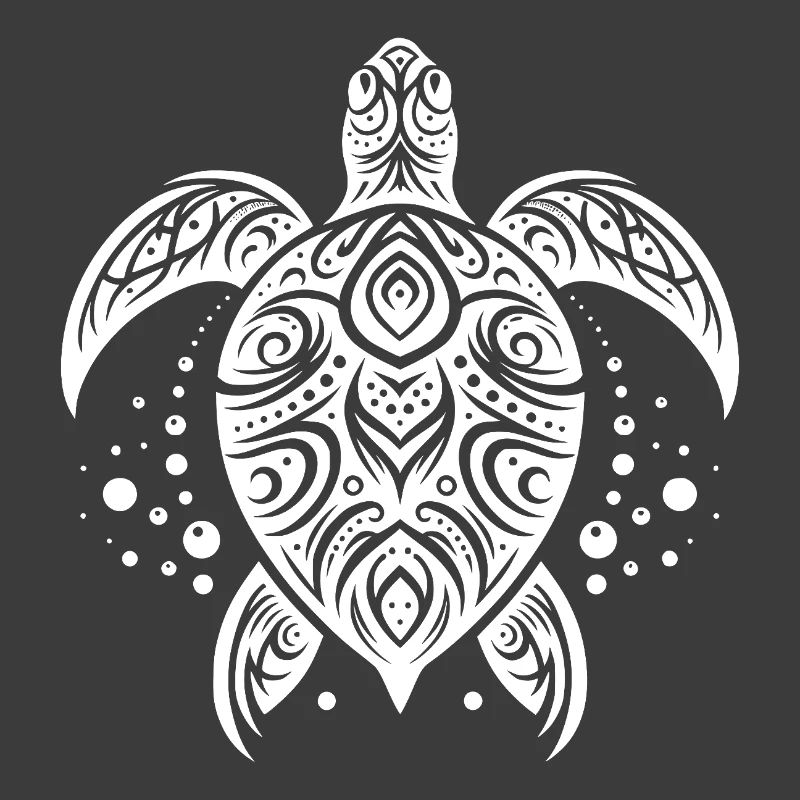 Pacific Turtle Tattoo Art Timeless