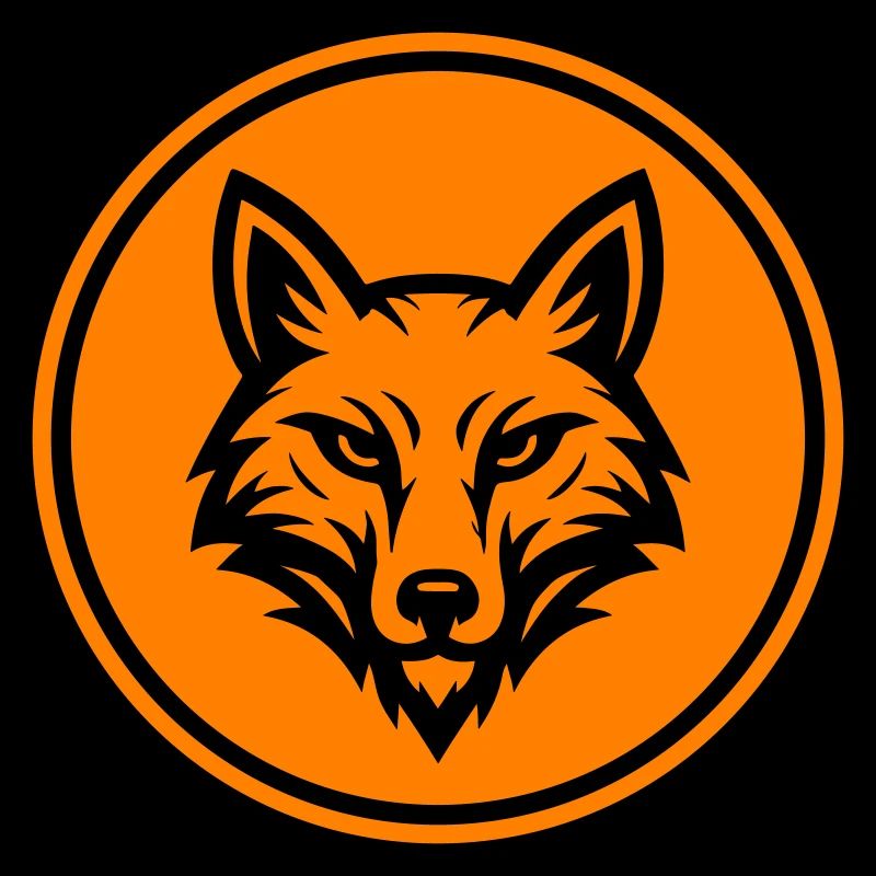 Icône de tête de renard