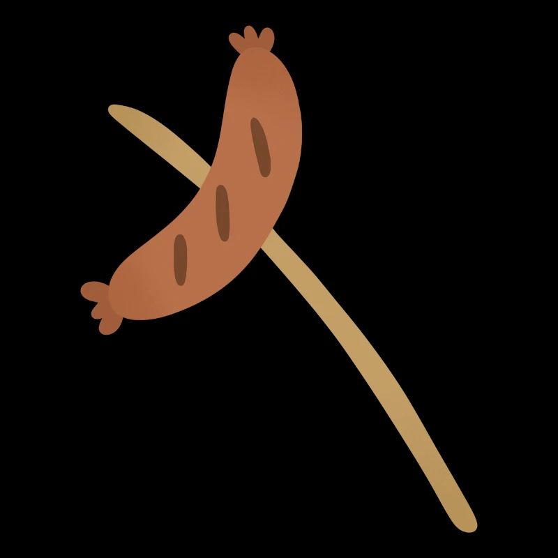 Bratwurst sur un bâton