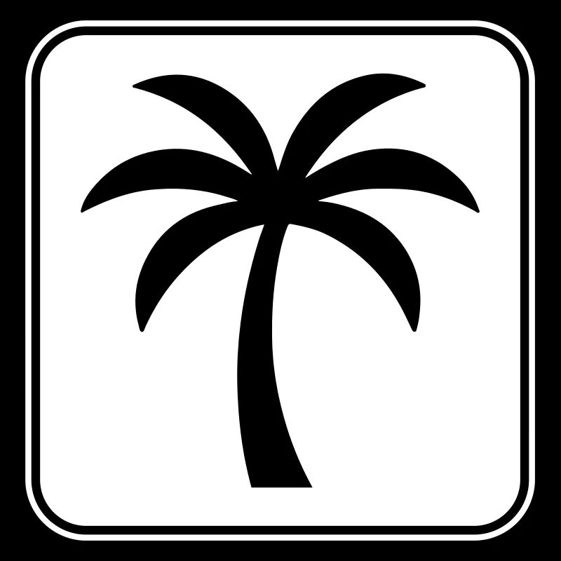 Palme Symbol Sommer