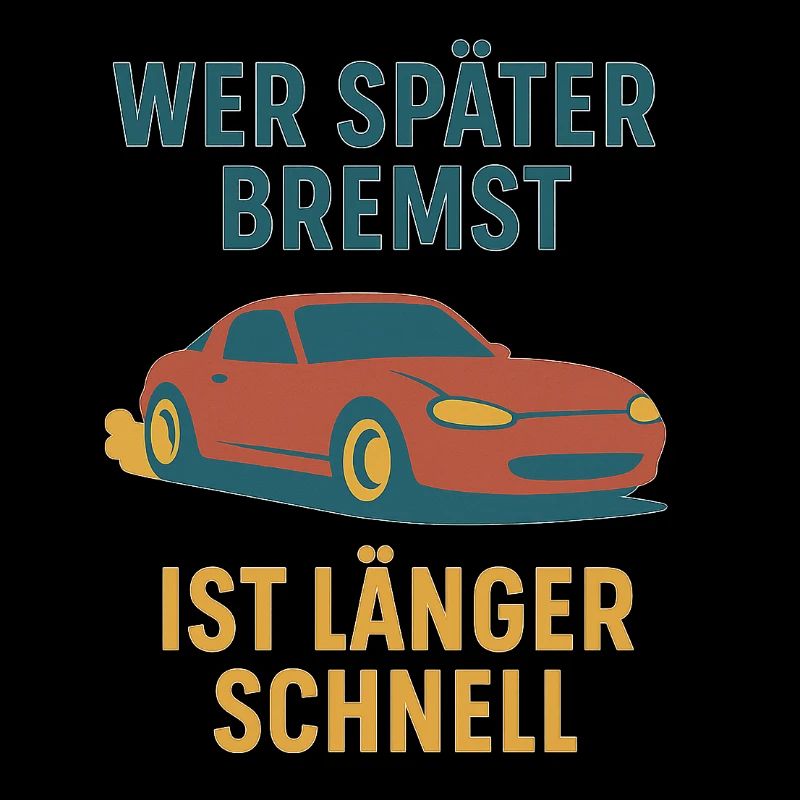 „Spätbremsen – Schnellbleiben“ | Retro Car Design