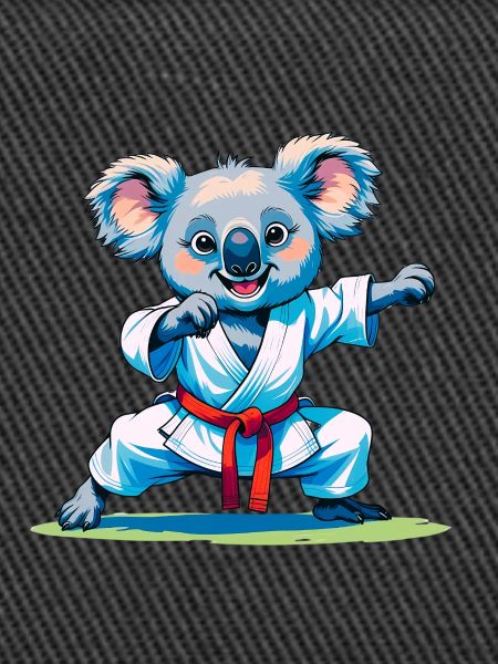 koala doing karate