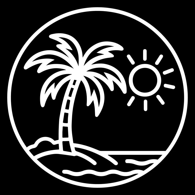 Sommer Palmen Strand