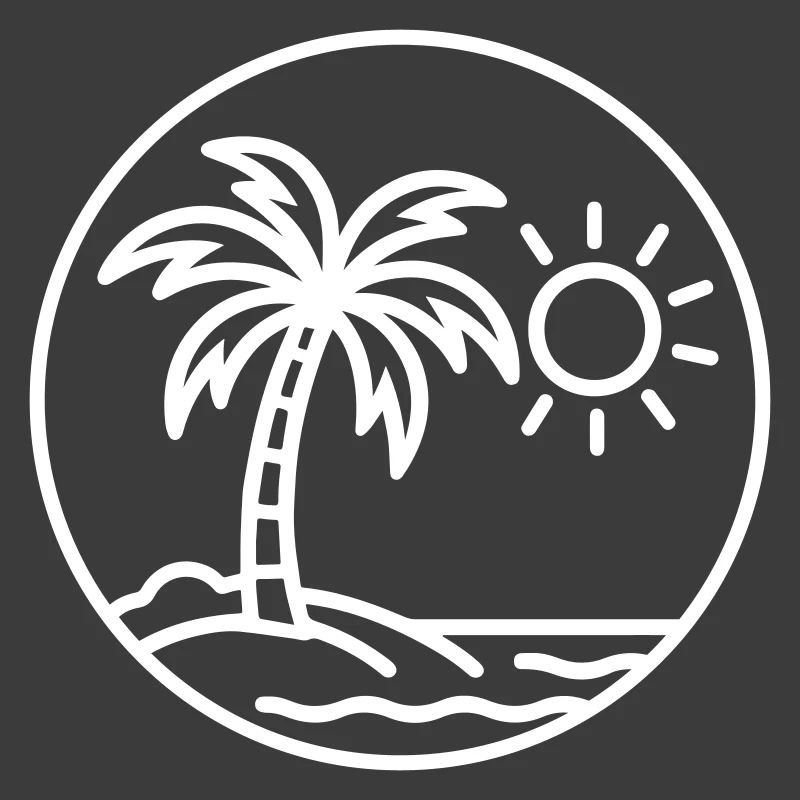 Summer Palm Trees Beach