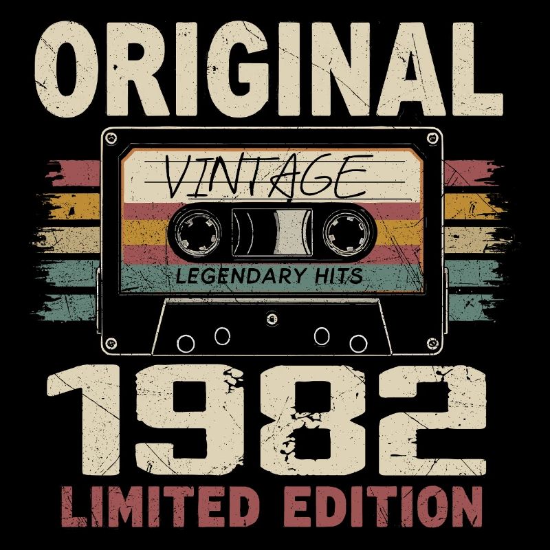 1982 cadeau anniversaire 1982 vintage 1982 rétro