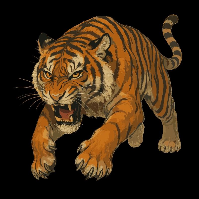 Angry Tiger