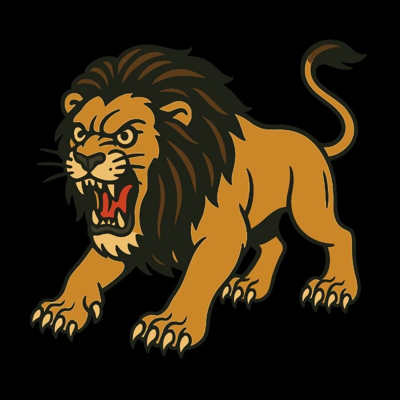 Angry Lion