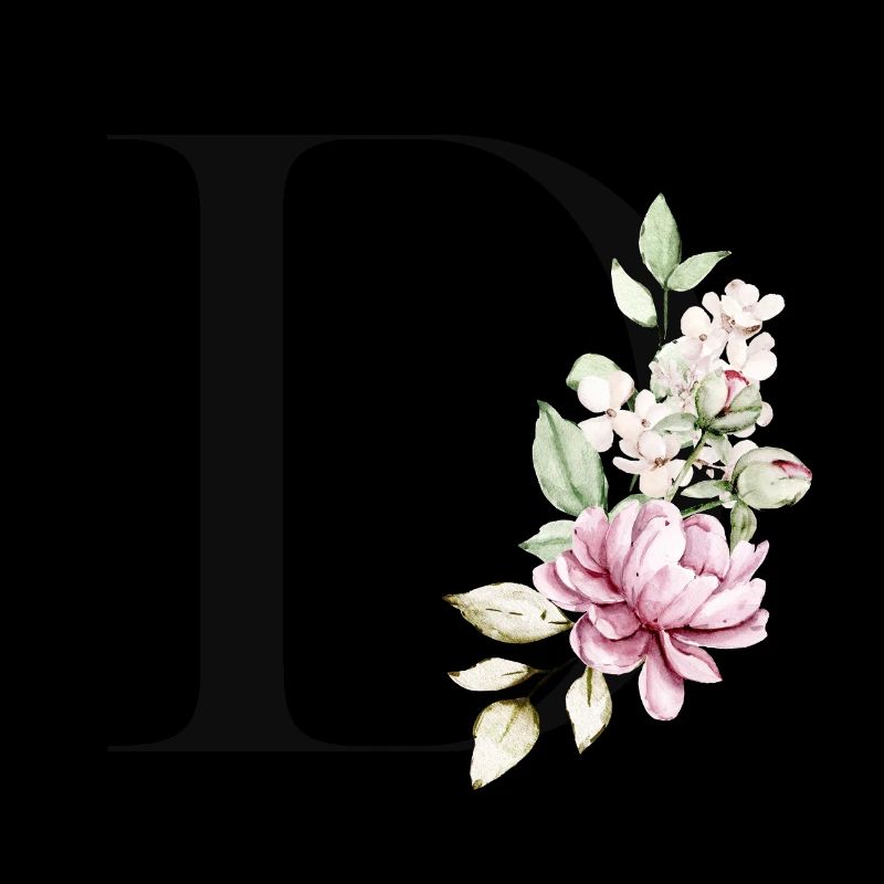 Dein Buchstabe D auf Personalisierte Kleidung