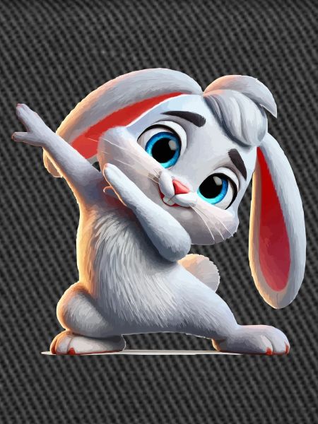 Bunny Dabbing Comic
