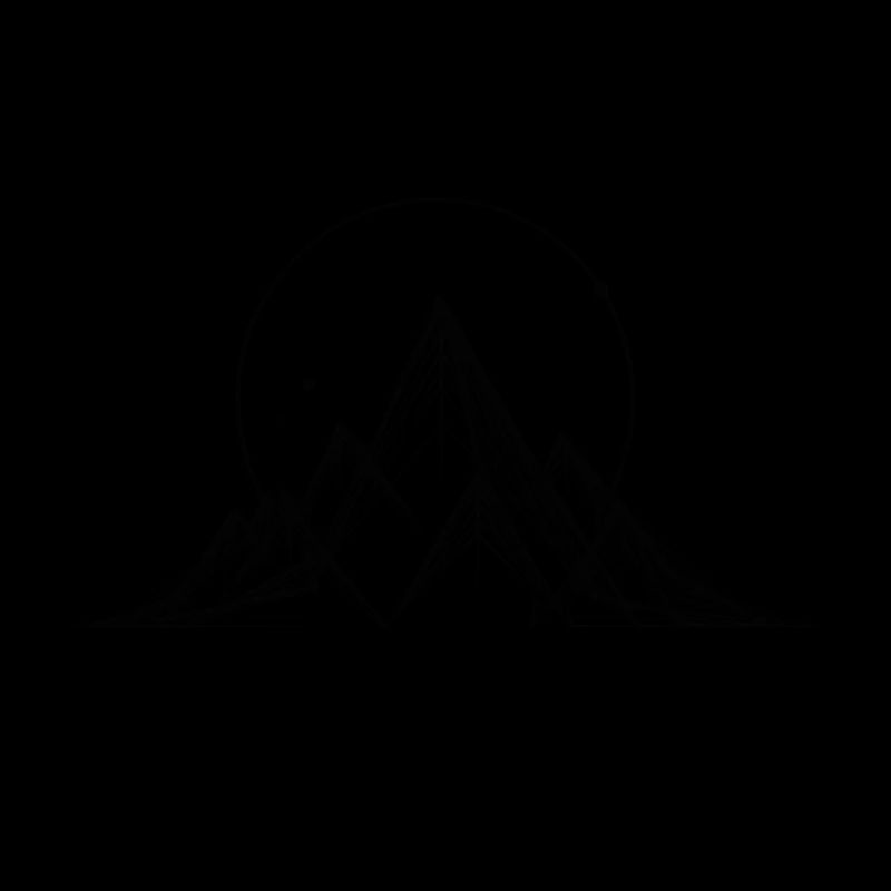 Geometrisches Berg-Logo