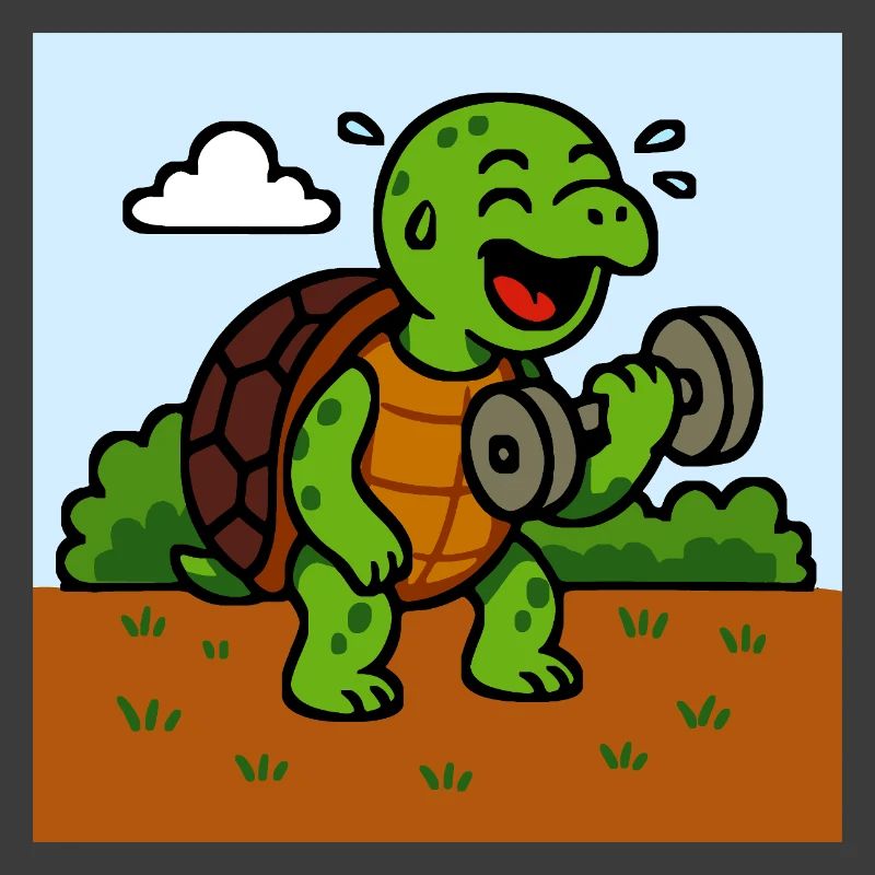 Funny Turtle Comic