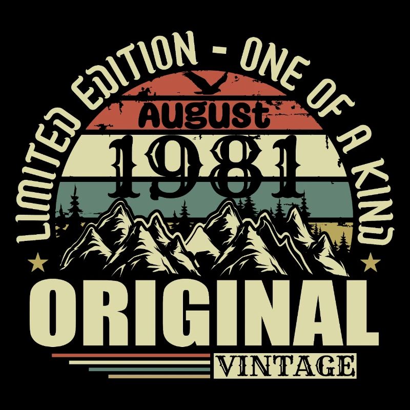 Août 1981 Anniversaire Août 1981 Millésime Août